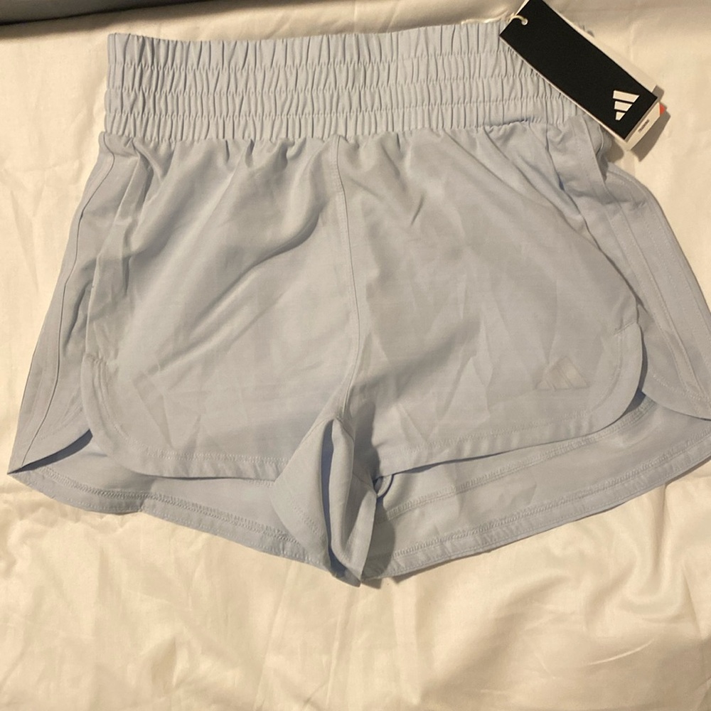 Aeroready
Adidas pacer 3in waist shorts 
We with tags